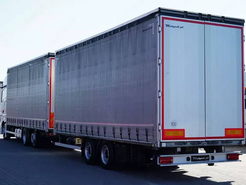 Грузовые автомобили Mercedes-Benz Actros 2545 / Zestaw Tandem 120 M3 / Przejazdowy / Giga Space