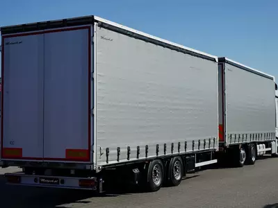 Грузовые автомобили Mercedes-Benz Actros 2545 / Zestaw Tandem 120 M3 / Przejazdowy / Giga Space