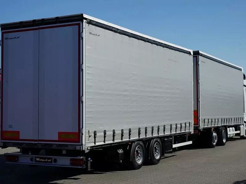 Грузовые автомобили Mercedes-Benz Actros 2545 / Zestaw Tandem 120 M3 / Przejazdowy / Giga Space