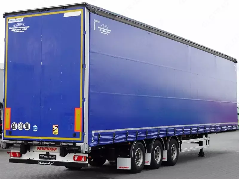 Полуприцепы Fruehauf Firanka / Mega / LOW Deck / Bardzo Mocna PODŁOGA Szyna-Deska