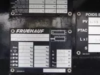  Fruehauf Firanka/Mega/LOW Deck/Mocna POD-Deska Szyna-Deska yarim tirkamalari  - Fresh online©️