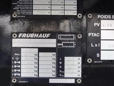 Полуприцепы Fruehauf Firanka / Mega / LOW Deck / Bardzo Mocna PODŁOGA Szyna-Deska