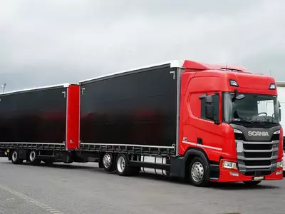 Scania R450 ACC / Euro 6 / Zestaw Przejazdowy 120 M3