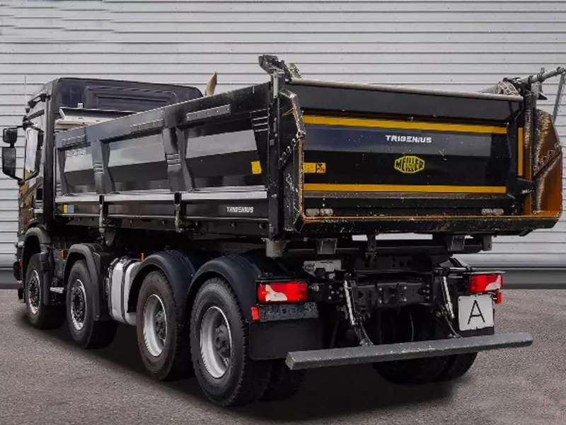 Самосвал Scania G460 B8x4HZ XT - Meiller Trigenius D421 / Bordmat