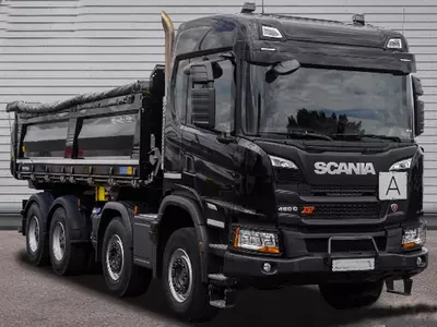 Самосвал Scania G460 B8x4HZ XT - Meiller Trigenius D421 / Bordmat