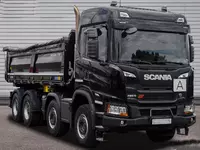   Scania G460 B8x4HZ XT samosvali - Meiller Trigenius D421 / Bordmat