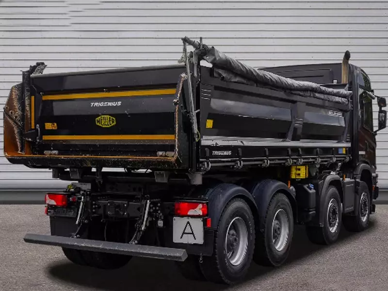 Самосвал Scania G460 B8x4HZ XT - Meiller Trigenius D421 / Bordmat
