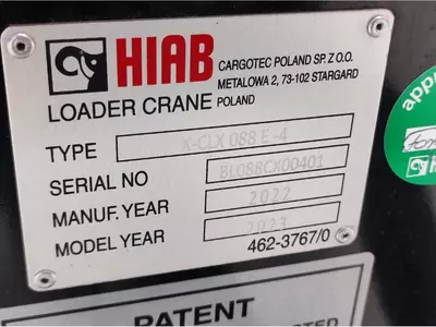 Кран-манипулятор Hiab X-CLX 088 E-4