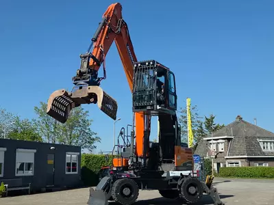  Колесный экскаватор Doosan DX210W-5 с сортировочным грейфером Zijtveld S1202D Только в розницу