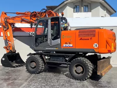 Колесные экскаватор Hitachi ZX210W-3