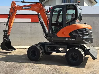  Doosan DX57 W-5 g‘ildirakli ekskavatori - 