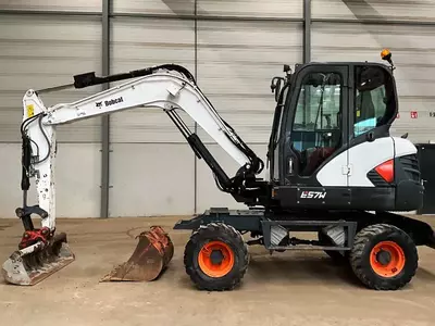  Bobcat E 57 W g‘ildirakli ekskavatori - 
