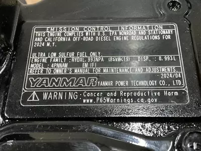 Yanmar 3TNV74F dvigateli Ishlatilmaydi