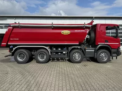  Scania P420 8x4 Kipper Meiller 18 5 m3 samosval Fresh online©️