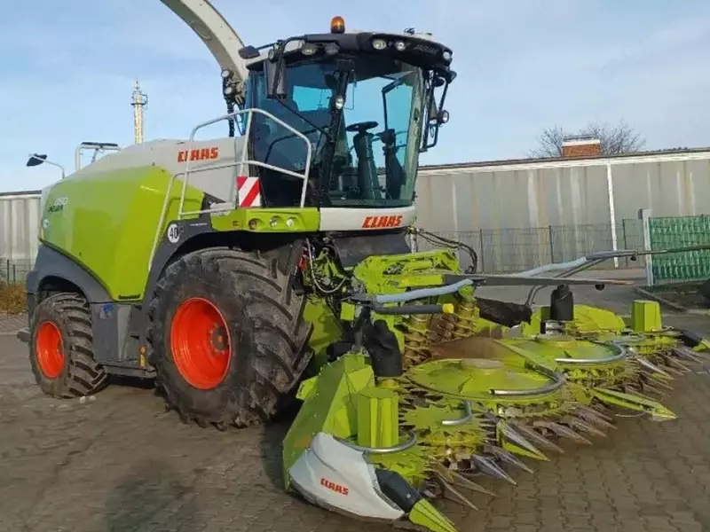   Кормоуборочный комбайн Claas jaguar 860 + pu 300 prof contour+ orbis 600 sd ts