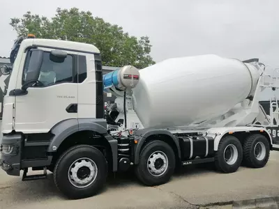 Автобетоносмеситель MAN TGS 35.440 8X4 с объемом барабана 10 м³