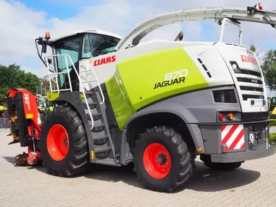  Claas Jaguar 870 + Kemper 360 Plus ozuqa yig‘ish kombayni - 