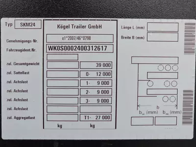 Самосвал полуприцеп Kögel
