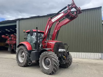   Трактор колесный Case IH Puma CVX 160 в комплекте с погрузчиком Quicke Q6M