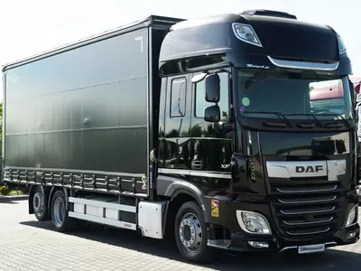 DAF XF 480 / FIRANKA 7,7 M / SSC / 6X2 / KLIMA POSTOJOWA / OAS PODNOSZONA chodirli yuk mashinasi