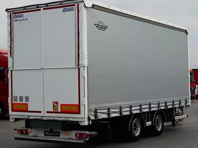 Тентованный прицеп Fruehauf / PRZYCZEPA / PRZEJAZDOWA / OSIE SAF