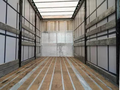 Тентованный прицеп Fruehauf / PRZYCZEPA / PRZEJAZDOWA / OSIE SAF