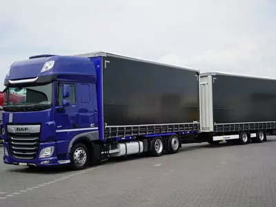 Тентованный грузовик DAF XF / 480 / ZESTAW PRZESTRZENNY 120 M3 / RETARDER