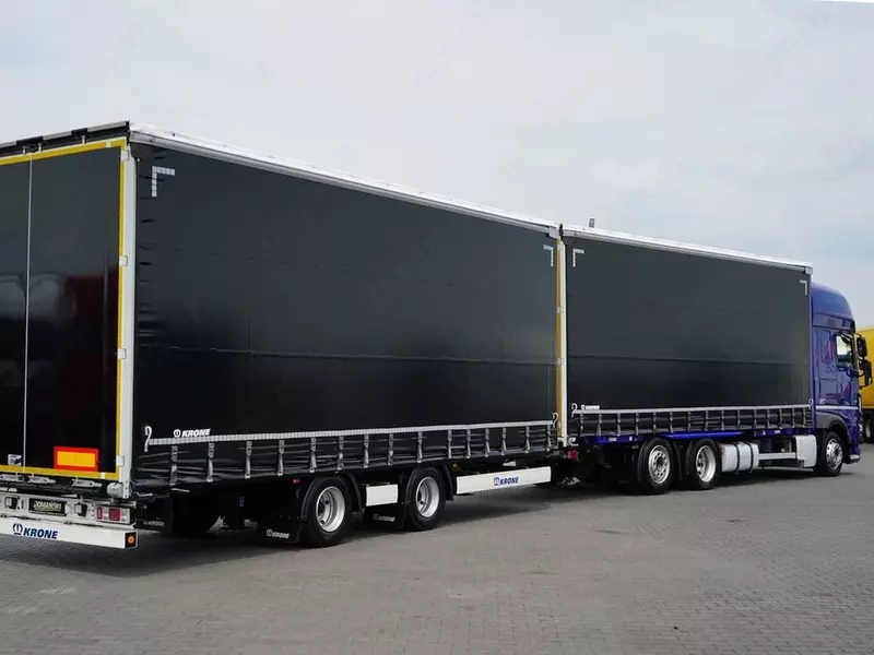 Тентованный грузовик DAF XF / 480 / ZESTAW PRZESTRZENNY 120 M3 / RETARDER