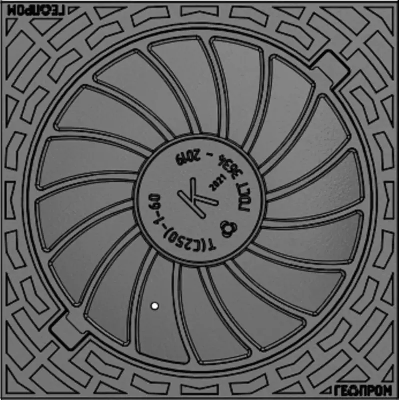 Kanalizatsiya quyma temir Lyuk