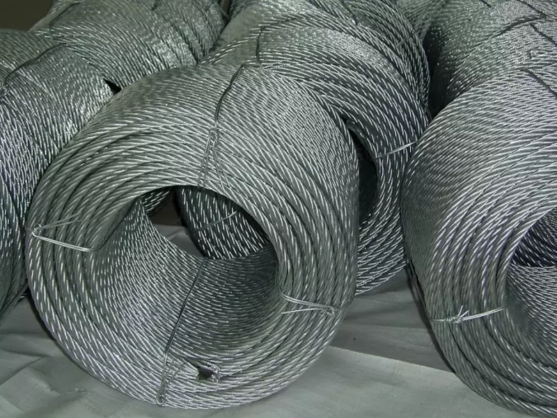 Канат стальной оцинкованный