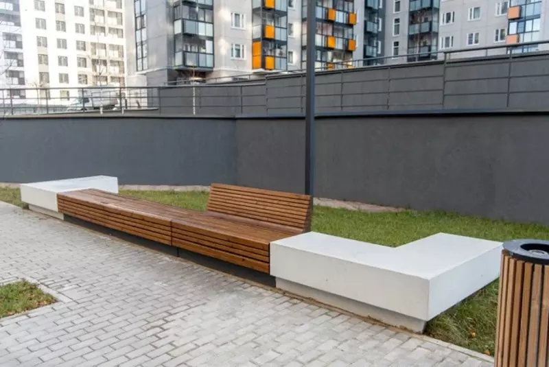 Скамейка уличная декоративная