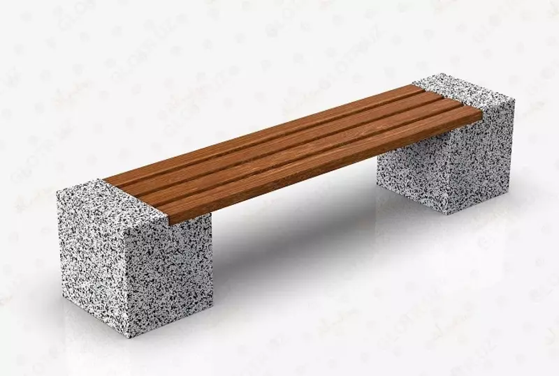 Скамейка уличная декоративная