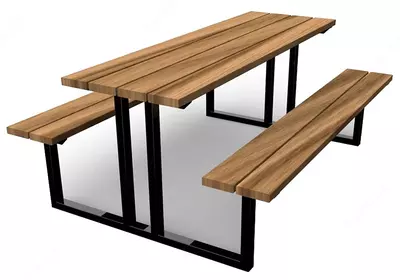 Tashqi dekorativ skameyka