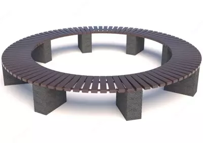 Tashqi dekorativ skameyka, model 030