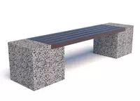 Скамейка бетонная без спинки Евро-2