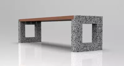 Skameyka ochiq beton arenasi