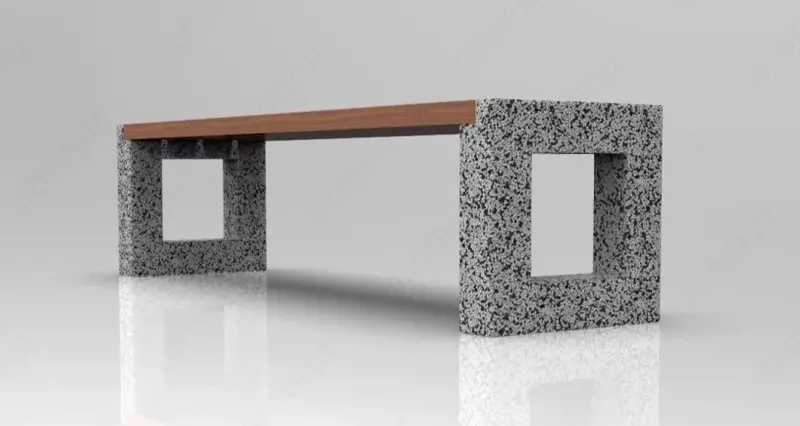 800 000 сум Скамейка уличная бетонная Арена без спинки