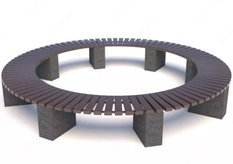 Скамейка бетонная уличная Евро 1 круг - 805 000 сум