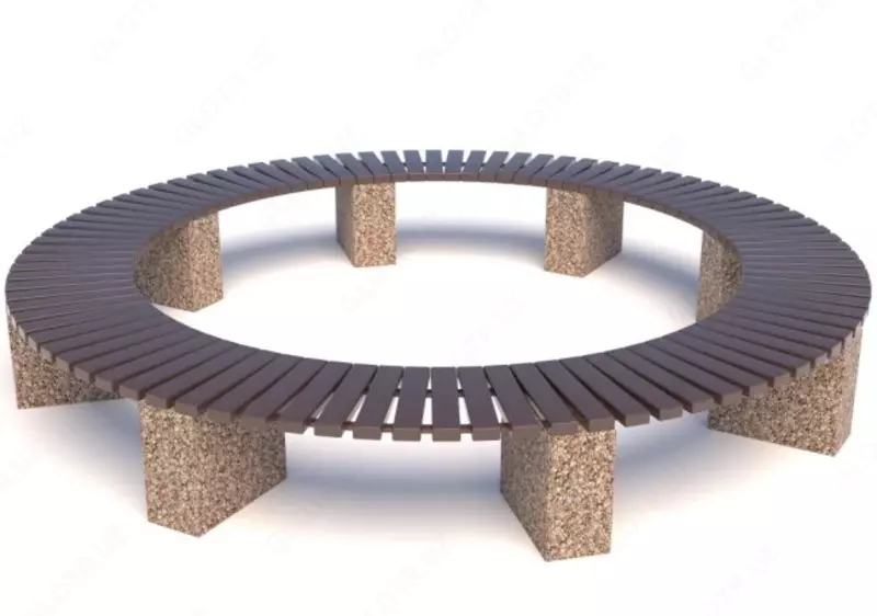 805 000 сум Скамейка бетонная уличная Евро 1 круг