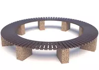 805 000 сум Скамейка бетонная уличная Евро 1 круг