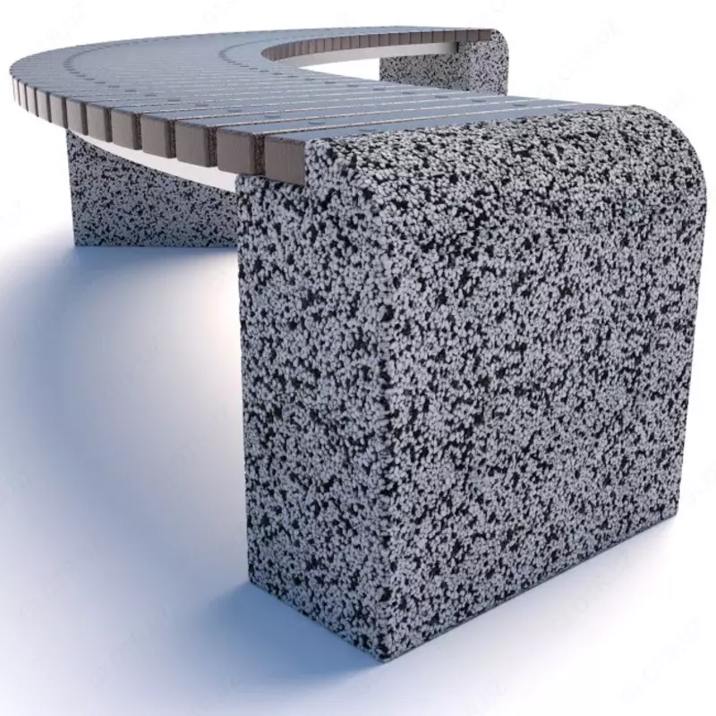 Скамейка бетонная уличная Евро 1 Арка - 810 000 сум