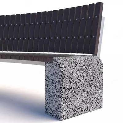 Скамейка бетонная уличная Евро 1 арка со спинкой - 820 000 сум / шт.