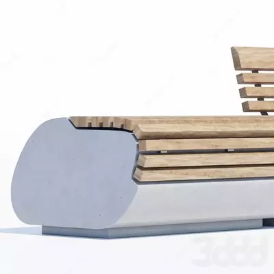 Tashqi dekorativ skameyka, model 034