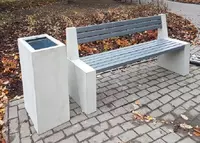 Скамейка уличная декоративная