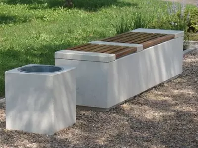 Скамейка уличная декоративная