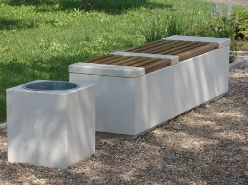 Скамейка уличная декоративная