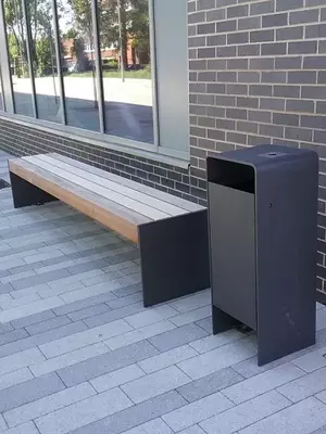 Tashqi dekorativ skameyka, model 047