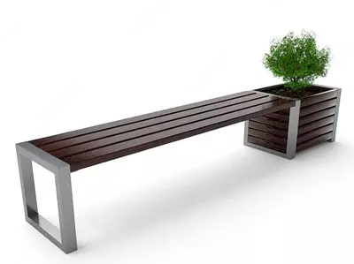 Tashqi dekorativ skameyka, model 054