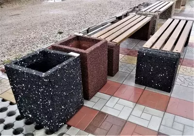 Урна бетонная парковая