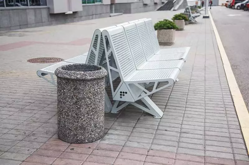 Урна бетонная парковая, арт 010